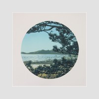 Vue sur la baie I - Linogravure à la plaque perdue -  Marielle le Fur  