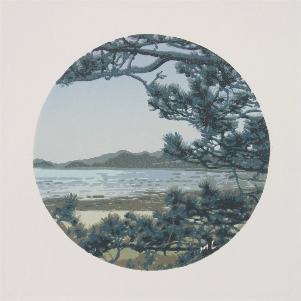 Vue sur la baie II - Marielle Le Fur -  